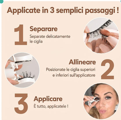 AuraLash - Il tuo sguardo magnetico in tre semplici passaggi